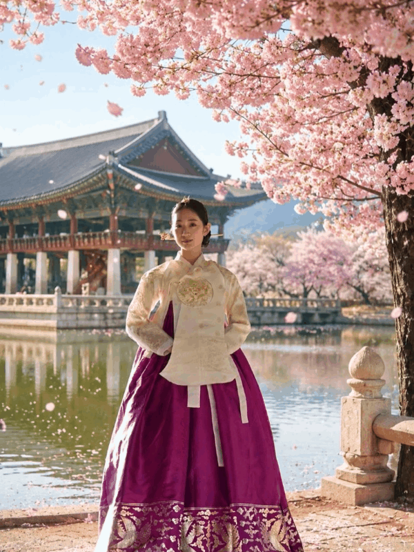프리미엄 연녹 한복 세트